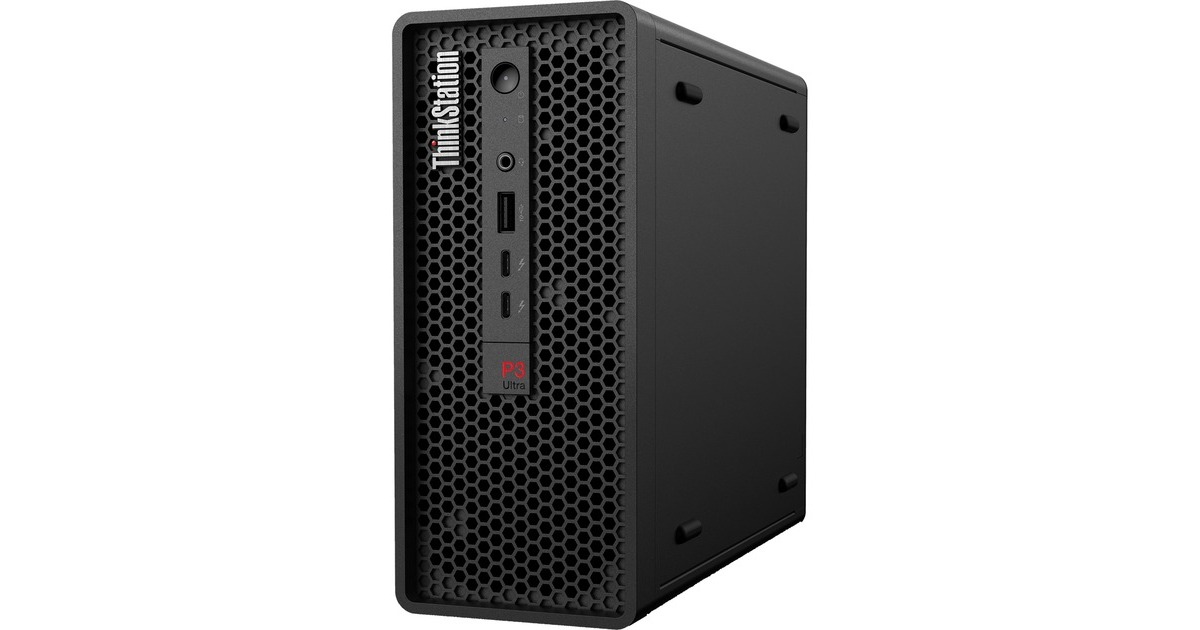 Lenovo ThinkStation P3 Ultra (30HA001AGE), PC-System(schwarz, Windows 11 Pro 64-Bit)