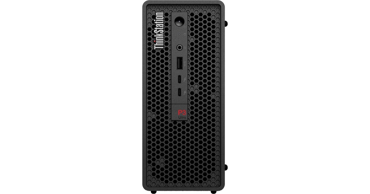 Lenovo ThinkStation P3 Ultra (30HA001BGE), PC-System(schwarz, Windows 11 Pro 64-Bit)