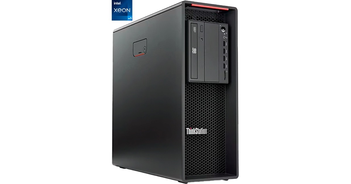 Lenovo ThinkStation P520 (30BE00PKGE), PC-System(schwarz, Windows 11 Pro for Workstations 64-Bit)