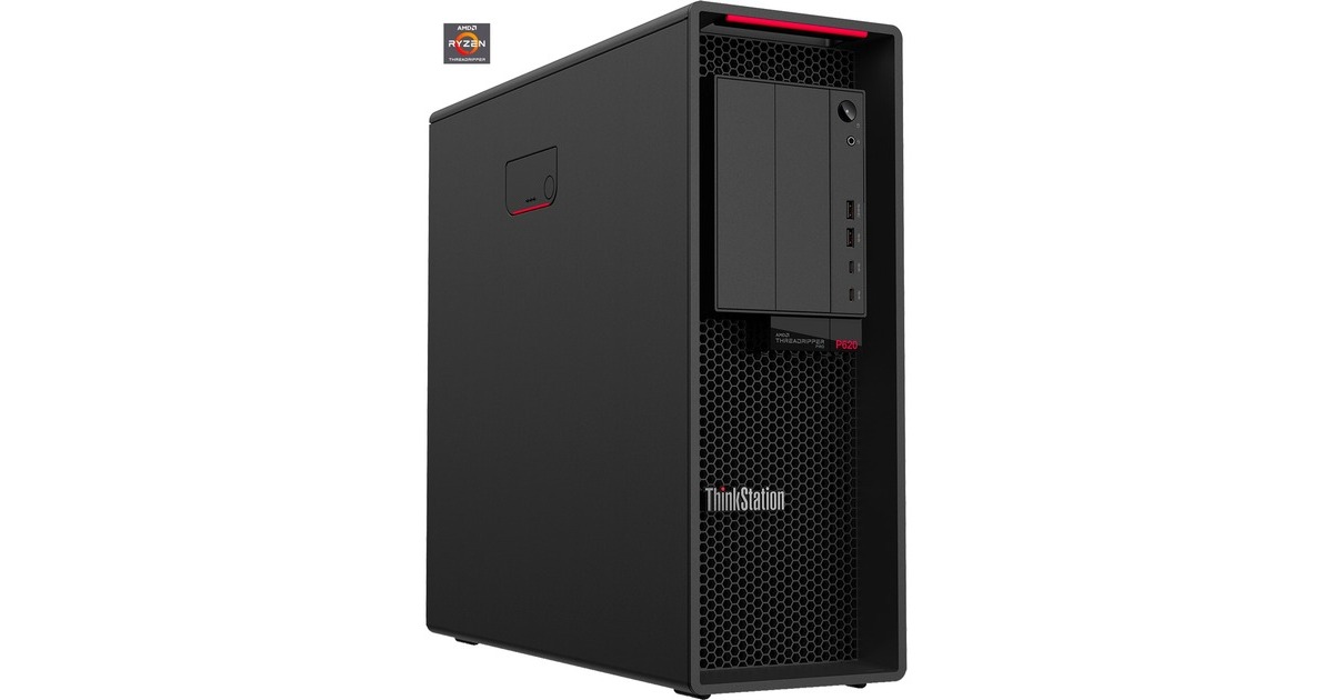 Lenovo ThinkStation P620 (30E000G3GE), PC-System(schwarz, Windows 11 Pro 64-Bit)