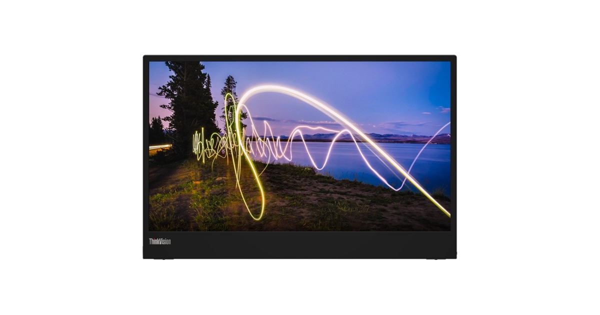 Lenovo ThinkVision M15, LED-Monitor(40 cm (16 Zoll), schwarz, FullHD, IPS, USB-C)