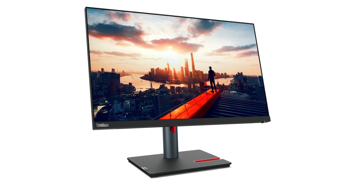Lenovo ThinkVision P24h-30, LED-Monitor(60.45 cm (23.8 Zoll), schwarz, QHD, IPS, HDMI, DisplayPort, USB-C, Pivot)