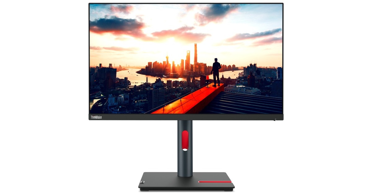 Lenovo ThinkVision P24h-30, LED-Monitor(60.45 cm (23.8 Zoll), schwarz, QHD, IPS, HDMI, DisplayPort, USB-C, Pivot)