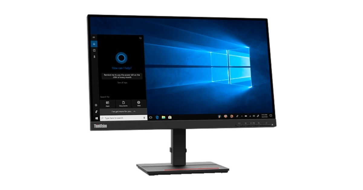 Lenovo ThinkVision S22e-20, LED-Monitor(55 cm (22 Zoll), schwarz, FullHD, VA, 75 Hz, AMD Free-Sync) Lenovo ThinkVision S22e-20, LED-Monitor(55 cm (22 Zoll), schwarz, FullHD, VA, 75 Hz, AMD Free-Sync)
