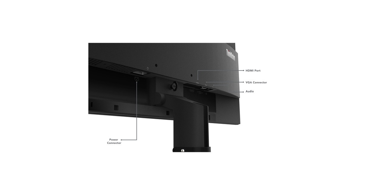 Lenovo ThinkVision S27e-20, LED-Monitor(69 cm (27 Zoll), schwarz, FullHD, AMD Free-Sync)