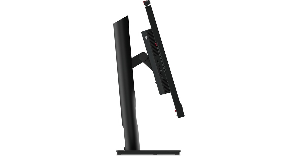 Lenovo ThinkVision T24mv-30, LED-Monitor(60.45 cm (23.8 Zoll), schwarz, Full HD, IPS, HDMI, DisplayPort, USB-C, Pivot, Webcam)