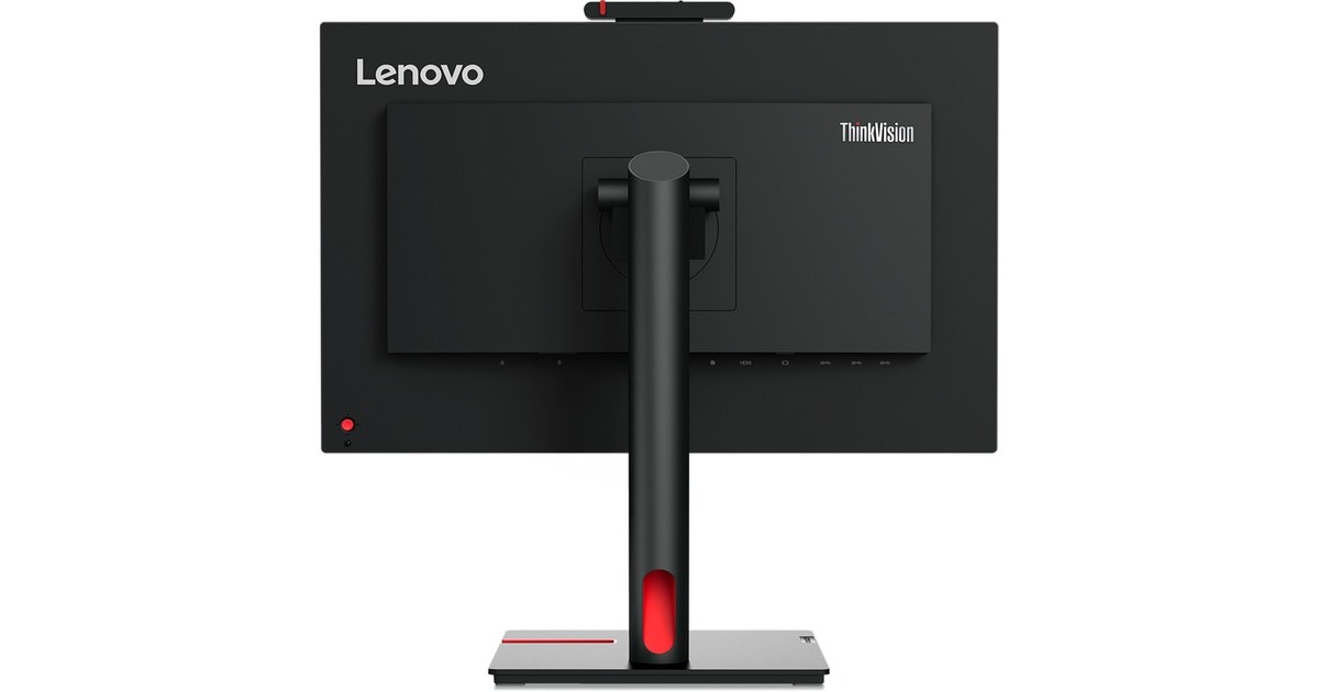 Lenovo ThinkVision T24v-30, LED-Monitor(60.5 cm (23.8 Zoll), schwarz, Full HD, IPS, HDMI, DisplayPort, VGA, Pivot, Webcam)