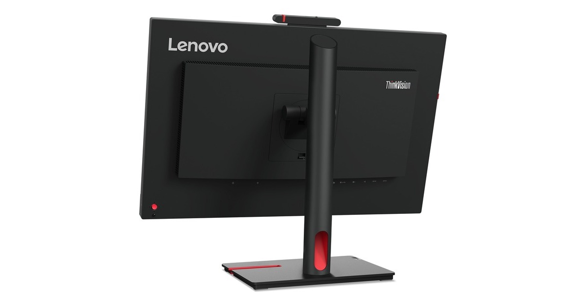 Lenovo ThinkVision T24v-30, LED-Monitor(60.5 cm (23.8 Zoll), schwarz, Full HD, IPS, HDMI, DisplayPort, VGA, Pivot, Webcam)