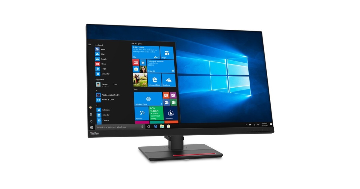 Lenovo ThinkVision T32h, LED-Monitor(80 cm (31.5 Zoll), schwarz, QHD, IPS, 60 Hz, USB-C) Lenovo ThinkVision T32h, LED-Monitor(80 cm (31.5 Zoll), schwarz, QHD, IPS, 60 Hz, USB-C)