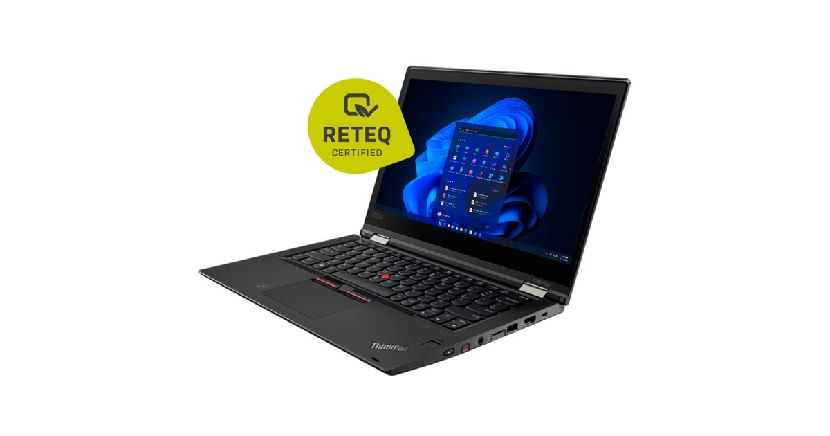 Lenovo Thinkpad X380 Yoga Generalüberholt, Notebook(schwarz, Windows 11 Pro 64-Bit, 33.8 cm (13.3 Zoll), 512 GB SSD)
