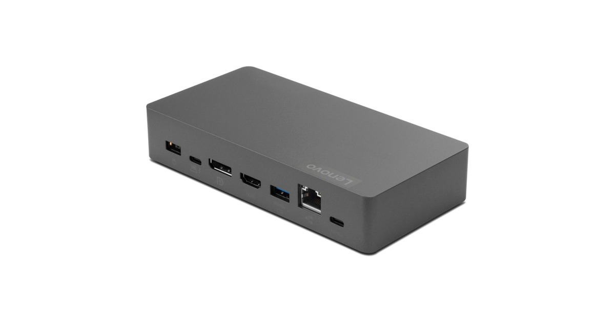 Lenovo Thunderbolt 3 Essential Dock, Dockingstation(schwarz, USB-C, HDMI, DisplayPort)