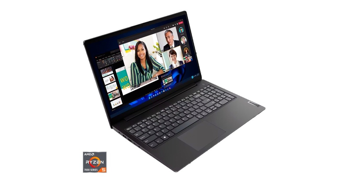 Lenovo V15 G4 AMN (82YU00JYGE), Notebook(schwarz, Windows 11 Pro 64-Bit , 39.6 cm (15.6 Zoll), 512 GB SSD)