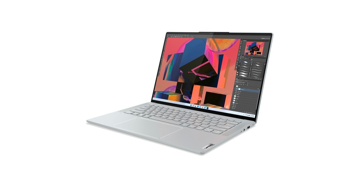 Lenovo Yoga Slim 7 ProX 14IAH7 (82TK005PGE), Notebook(grau, Windows 11 Home 64-Bit, 36.8 cm (14.5 Zoll) & 120 Hz Display, 512 GB SSD)