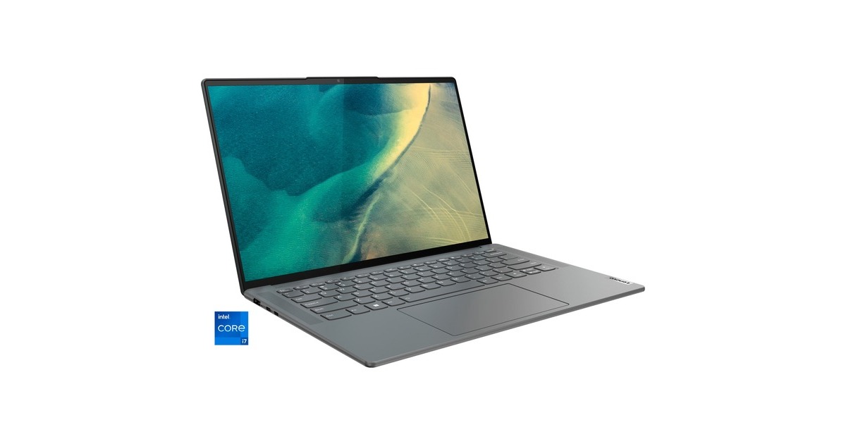 Lenovo Yoga Slim 7 ProX (82TK00B3GE), Notebook(grau, Windows 11 Home 64-Bit, 36.8 cm (14.5 Zoll) & 120 Hz Display, 1 TB SSD)