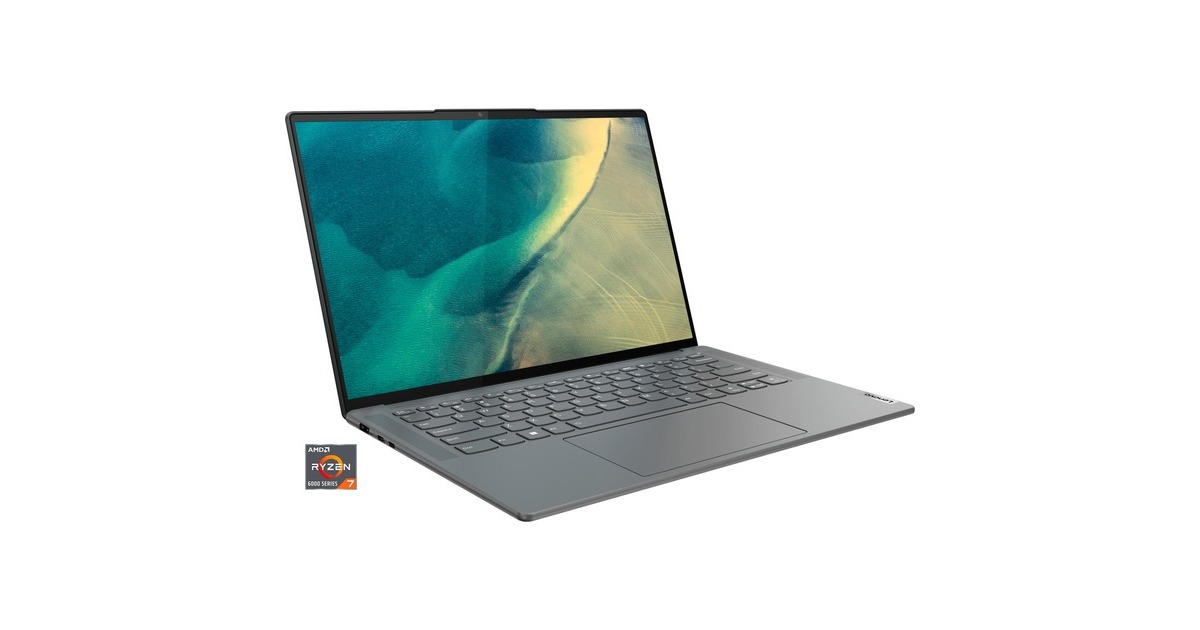 Lenovo Yoga Slim 7 ProX (82TL005QGE), Notebook(grau, Windows 11 Home 64-Bit, 36.8 cm (14.5 Zoll) & 120 Hz Display, 512 GB SSD)