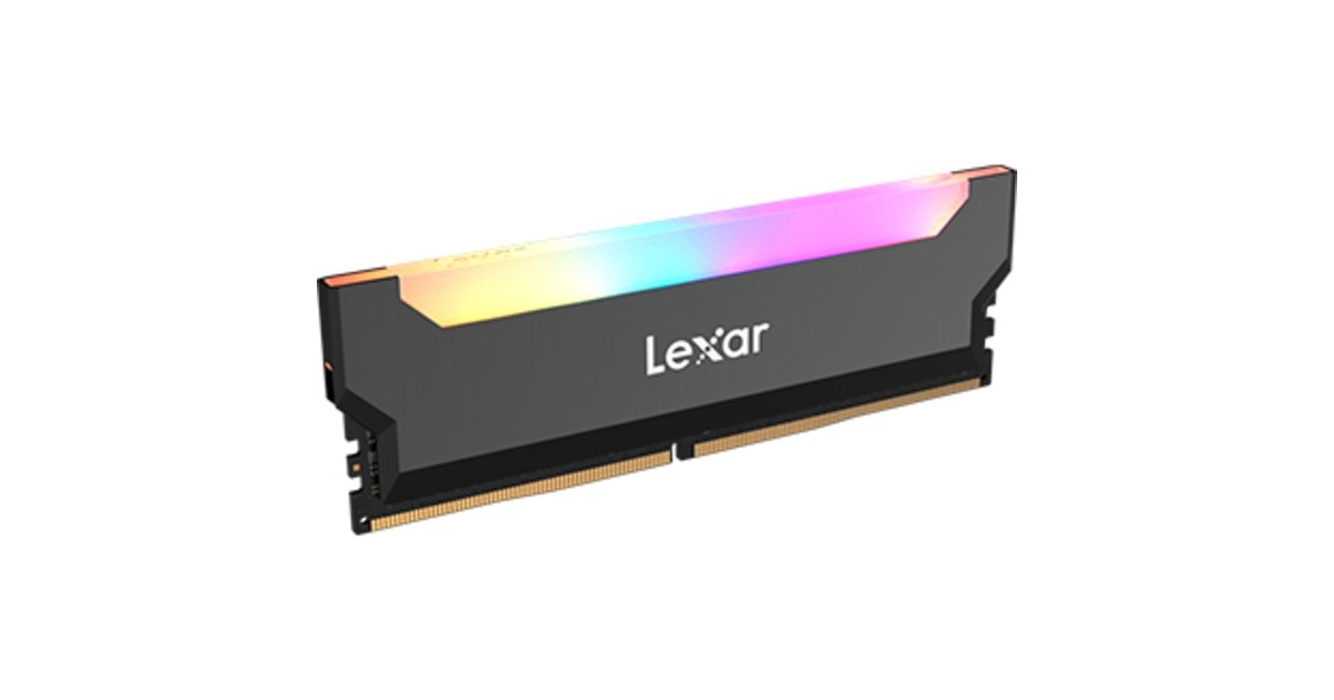 Lexar DIMM 8 GB DDR4-3200, Arbeitsspeicher(LD4BU008G-R3200GSXG, THOR Gaming Black, INTEL XMP)