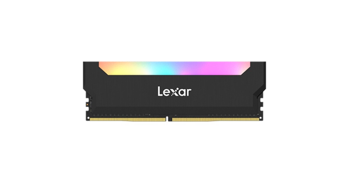 Lexar DIMM 8 GB DDR4-3200, Arbeitsspeicher(LD4BU008G-R3200GSXG, THOR Gaming Black, INTEL XMP)