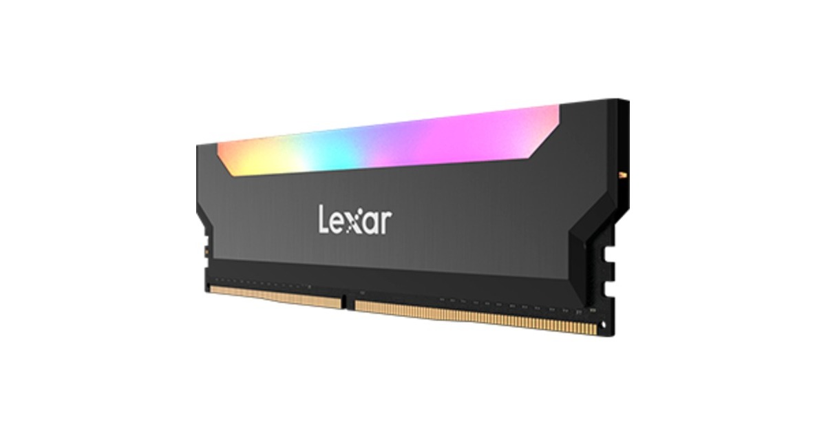 Lexar DIMM 8 GB DDR4-3200, Arbeitsspeicher(LD4BU008G-R3200GSXG, THOR Gaming Black, INTEL XMP)