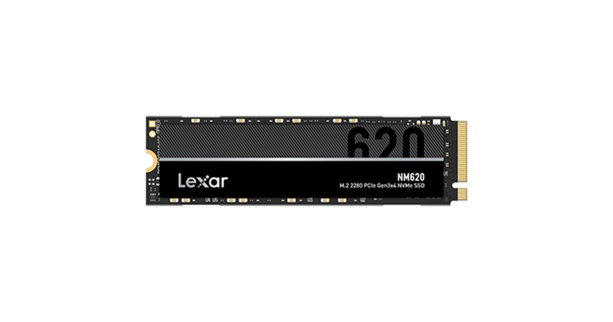 Lexar NM620 2 TB, SSD(PCIe 3.0 x4, NVMe 1.4, M.2 2280)