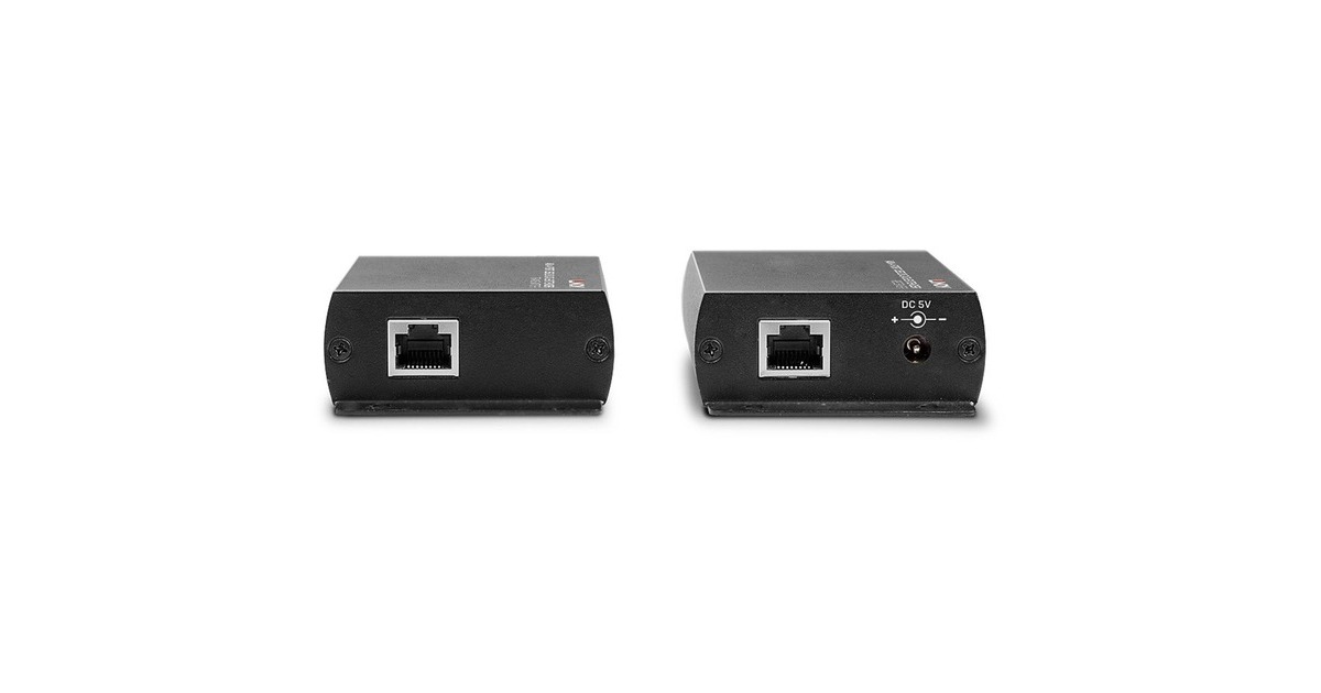 Lindy 140m 4 Port USB 2.0 Cat.6 Extender, USB-Extender(schwarz, USB 2.0 Cat.6)