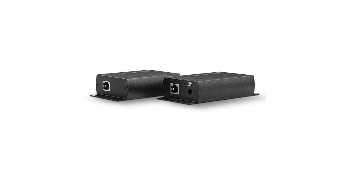 Lindy 140m 4 Port USB 2.0 Cat.6 Extender, USB-Extender(schwarz, USB 2.0 Cat.6)