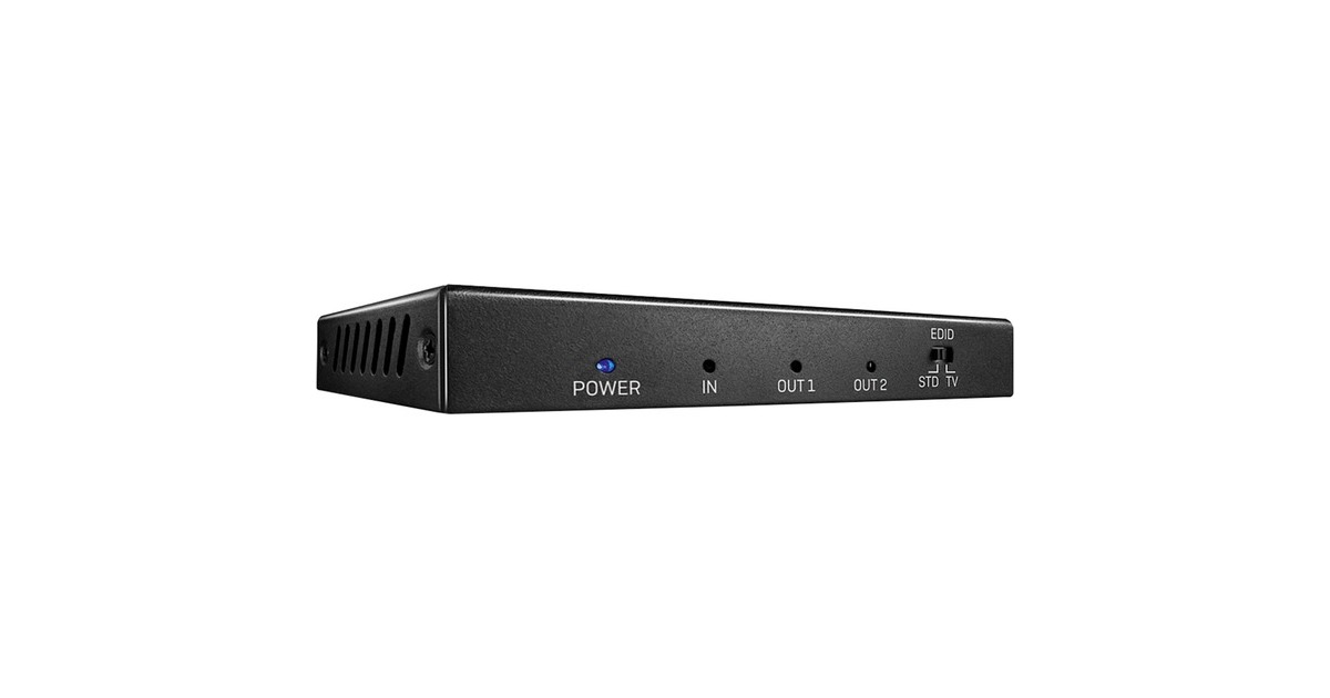 Lindy 2 Port HDMI Splitter 18G(schwarz, HDR HDCP 2.2) Lindy 2 Port HDMI Splitter 18G(schwarz, HDR HDCP 2.2)