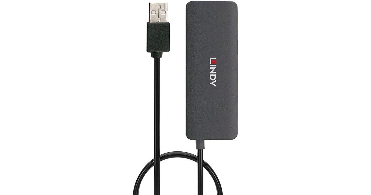Lindy 4 Port USB 2.0 Hub, USB-Hub