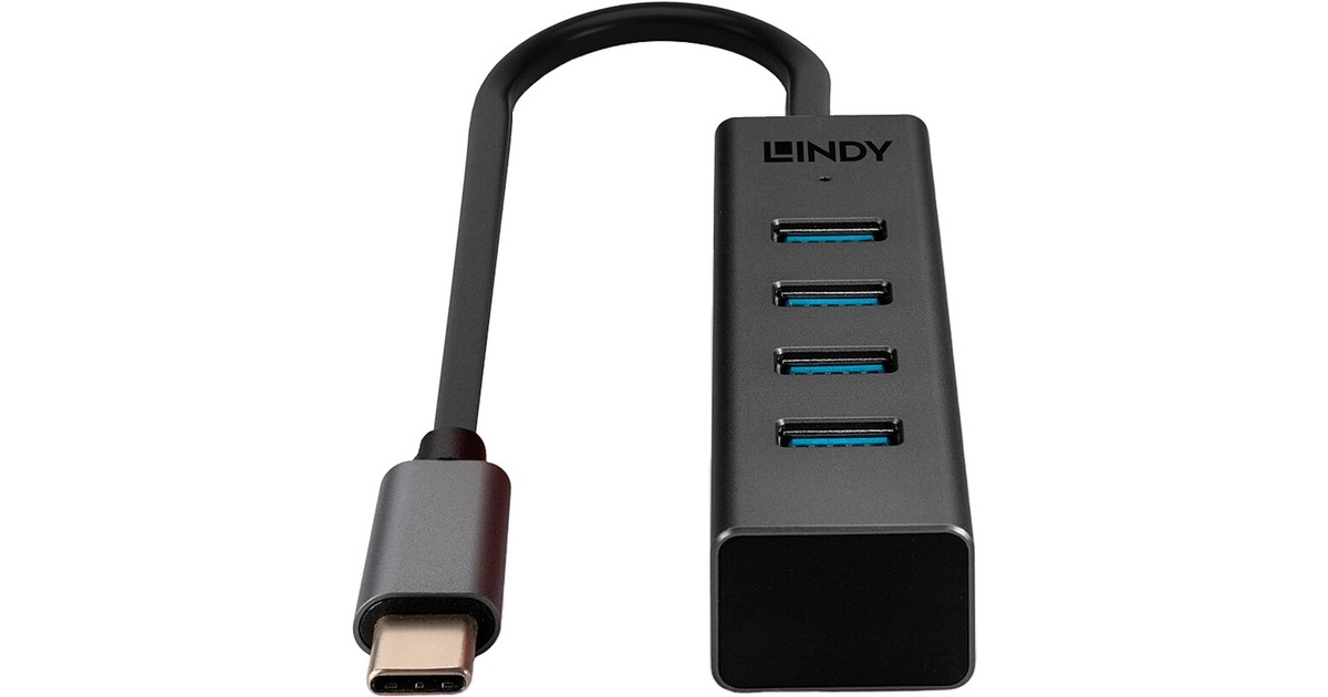 Lindy 4 Port USB 3.2 Gen 1 Typ C, USB-Hub
