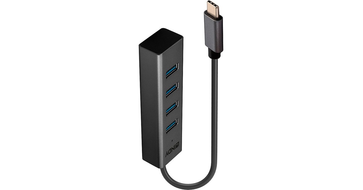 Lindy 4 Port USB 3.2 Gen 1 Typ C, USB-Hub