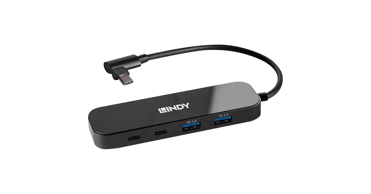 Lindy 4 Port USB 3.2 Gen 2 Typ C Hub, USB-Hub