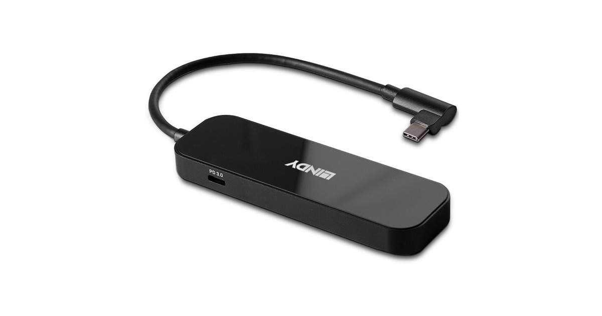 Lindy 4 Port USB 3.2 Gen 2 Typ C Hub, USB-Hub