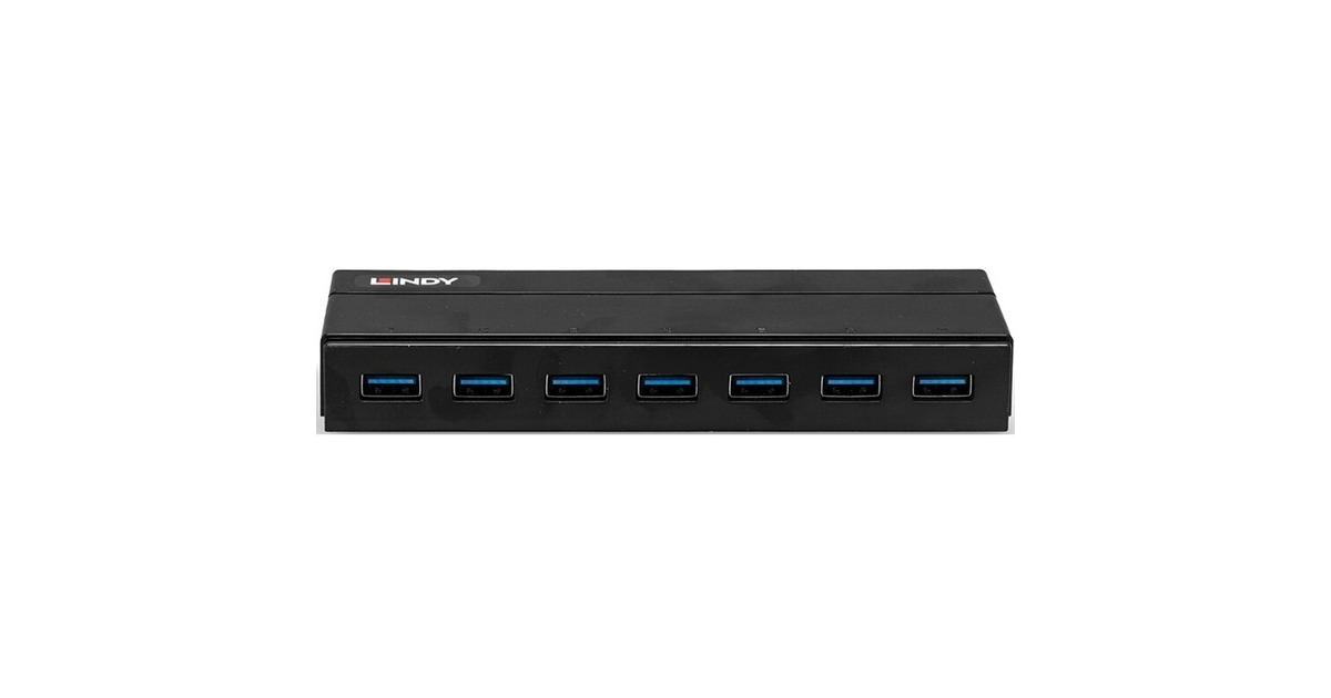 Lindy 7 Port USB 3.0, USB-Hub