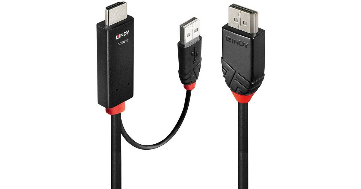 DisplayPort(schwarz/rot, 2 Meter)