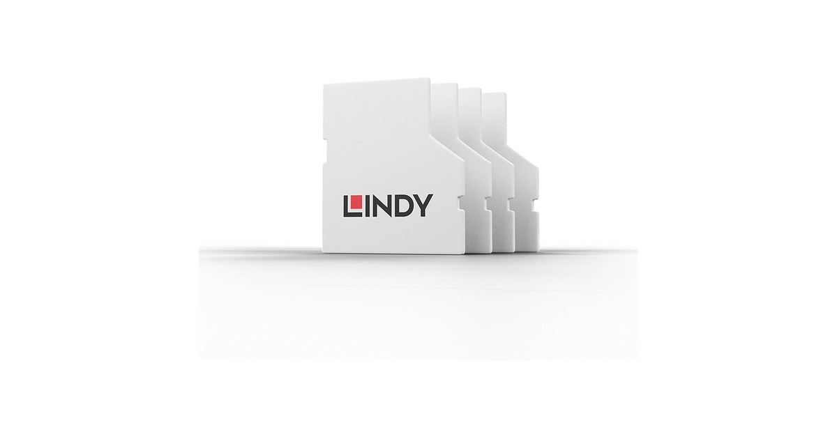 Lindy SD Port Schlösser, Schloss(weiß, 10 Stück)