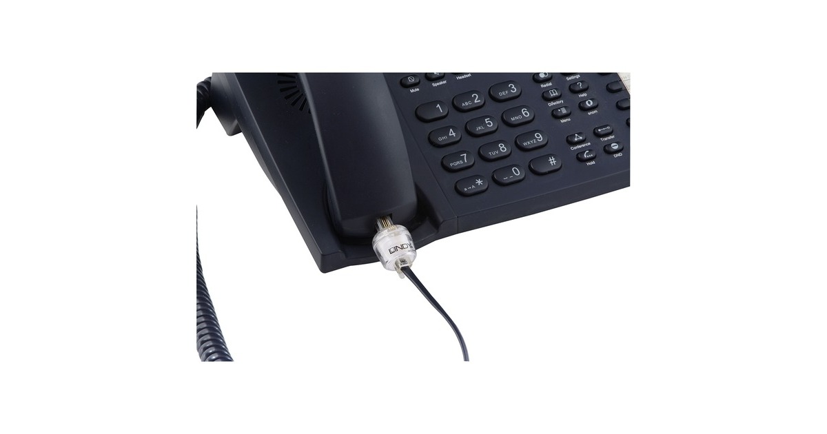 Lindy Telefonhörerkabel-Entwirrer, Kabelmanagement(transparent) Lindy Telefonhörerkabel-Entwirrer, Kabelmanagement(transparent)