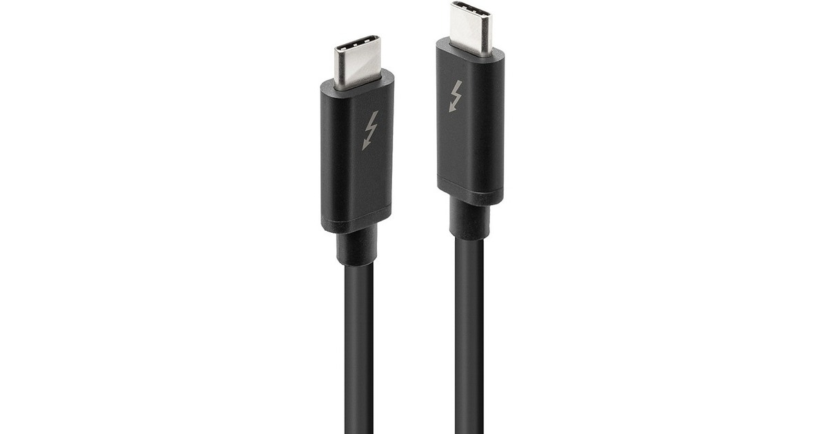 Lindy Thunderbolt 3 Kabel, 20 Gbit/s, passiv(schwarz, 1 Meter)