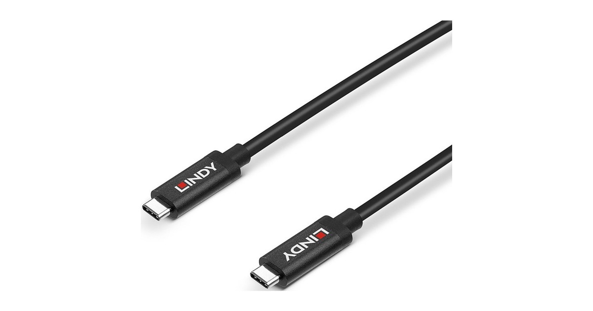 USB-C Stecker(schwarz, 5 Meter, PD, Laden mit bis zu 60 Watt)