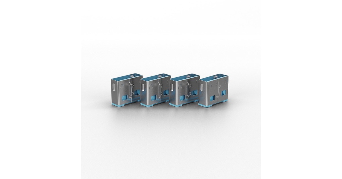 Lindy USB Typ A Port Schloss(blau)