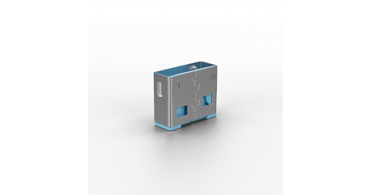 Lindy USB Typ A Port Schloss(blau)