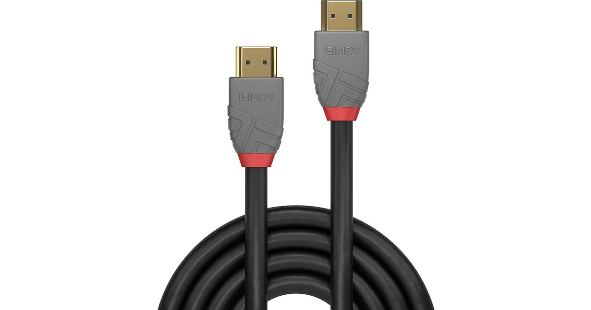 Lindy Ultra High Speed HDMI Kabel, Anthra Line(grau, 3 Meter)
