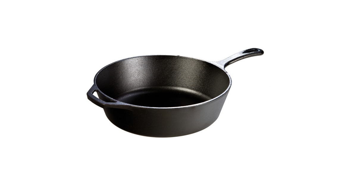 Lodge Bratpfanne L10DSK3 tief, mit Stiel(schwarz, Ø 30,5cm)