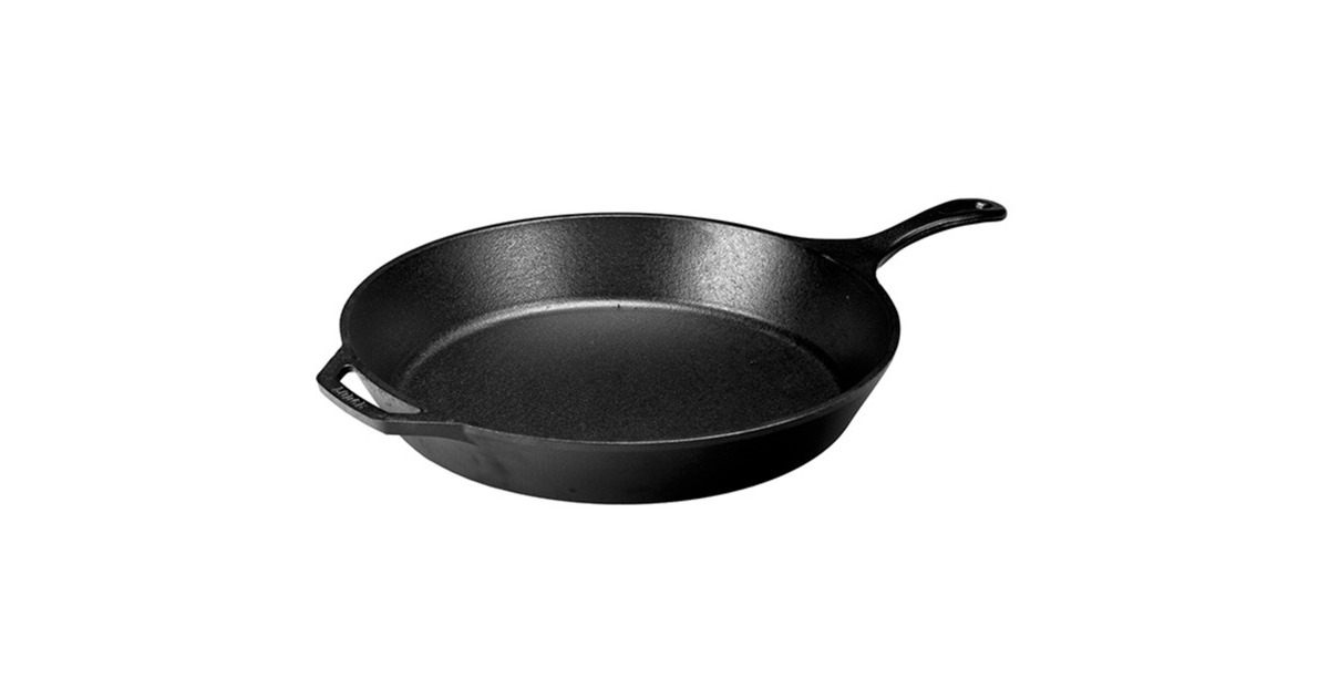 Lodge Bratpfanne L14SK3 mit Stiel(schwarz, Ø 38cm)