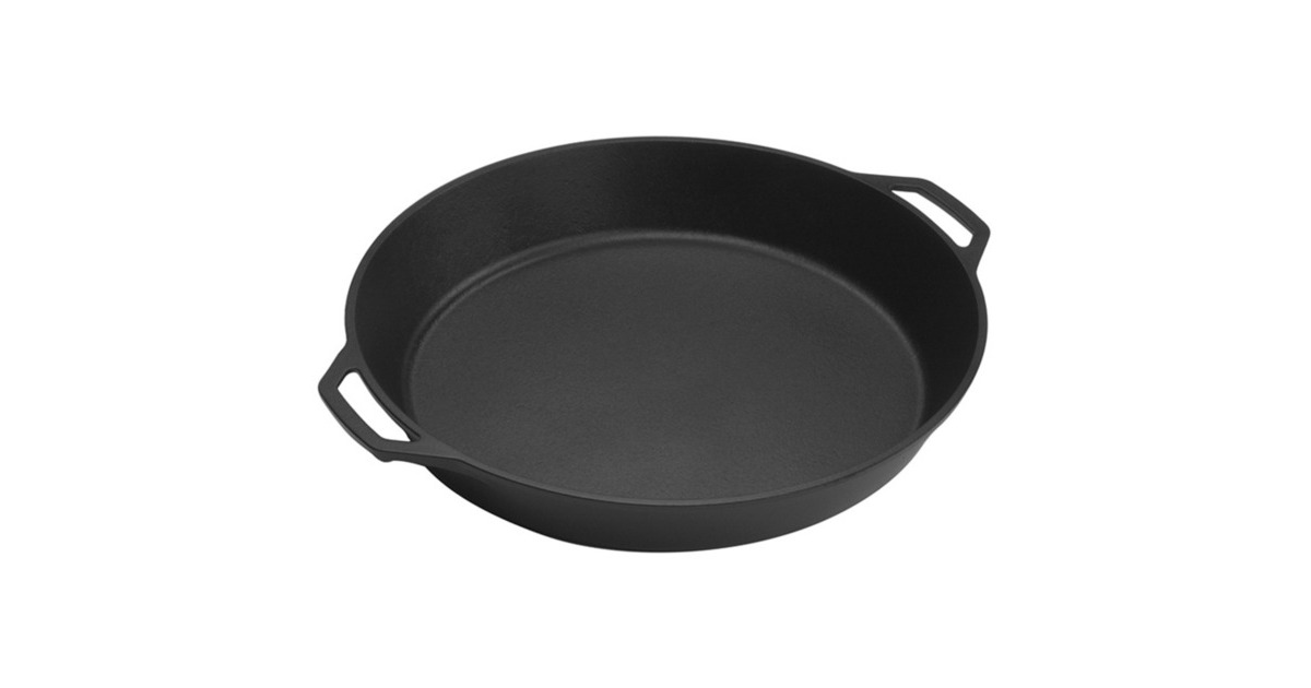 Lodge Bratpfanne L17SK3, mit 2 Henkeln(schwarz, Ø 43cm)