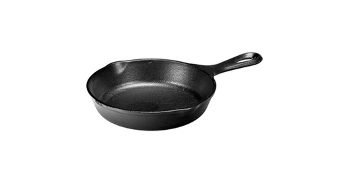 Lodge Bratpfanne L3SK3 mit Stiel(schwarz, Ø 16,5cm)