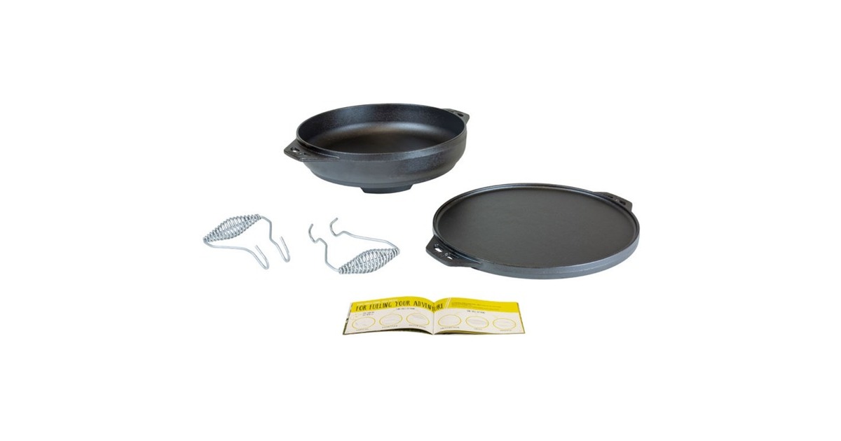 Lodge Feuertopf Cook It All L14CIA(schwarz, 5-in-1)