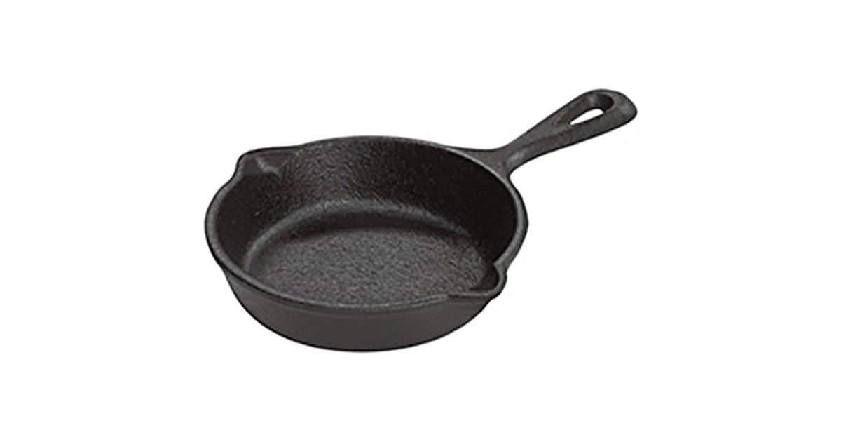 Lodge Mini Bratpfanne LMS3 mit Stiel(schwarz, Ø 8,9cm)
