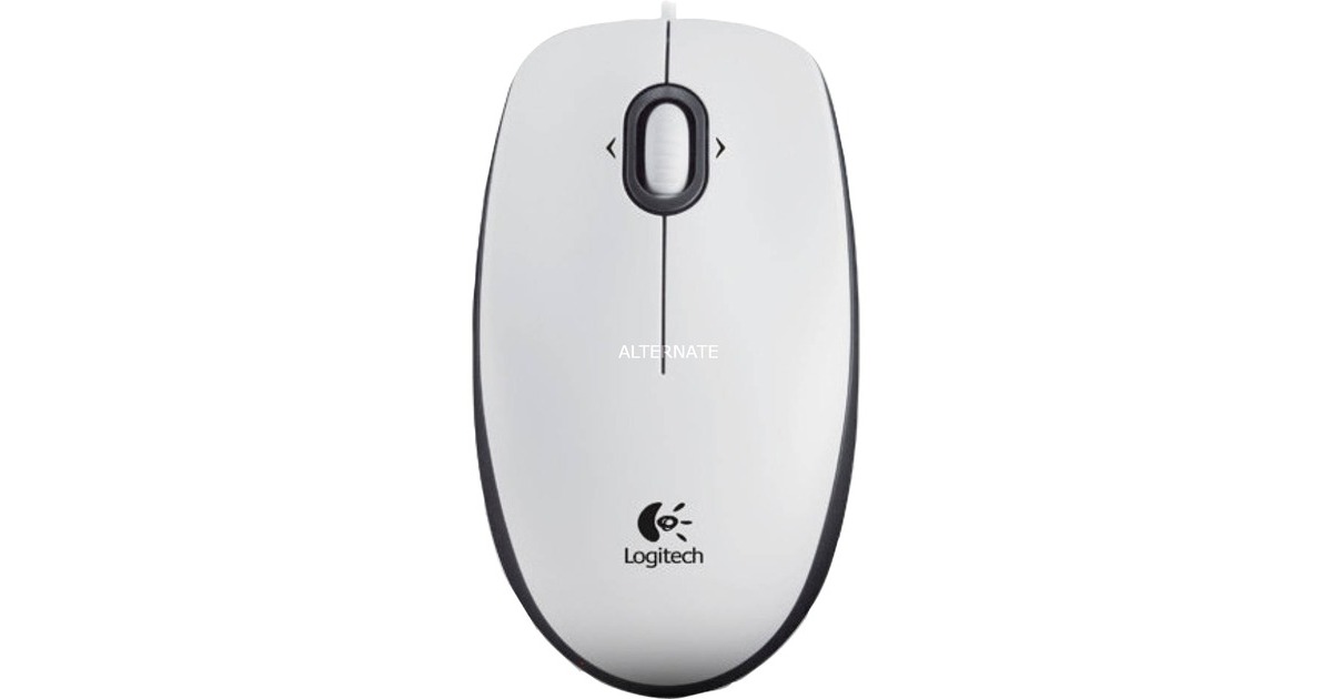 Logitech B100 Optical USB Mouse for Business, Maus(weiß)