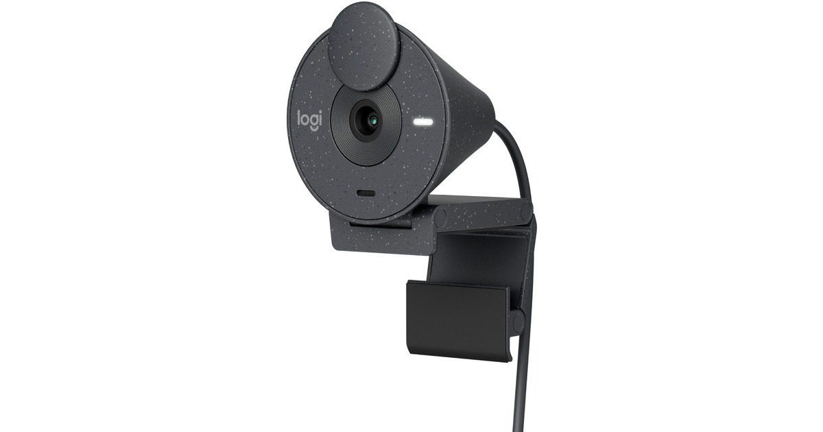 Logitech Brio 300, Webcam(schwarz, Graphite)