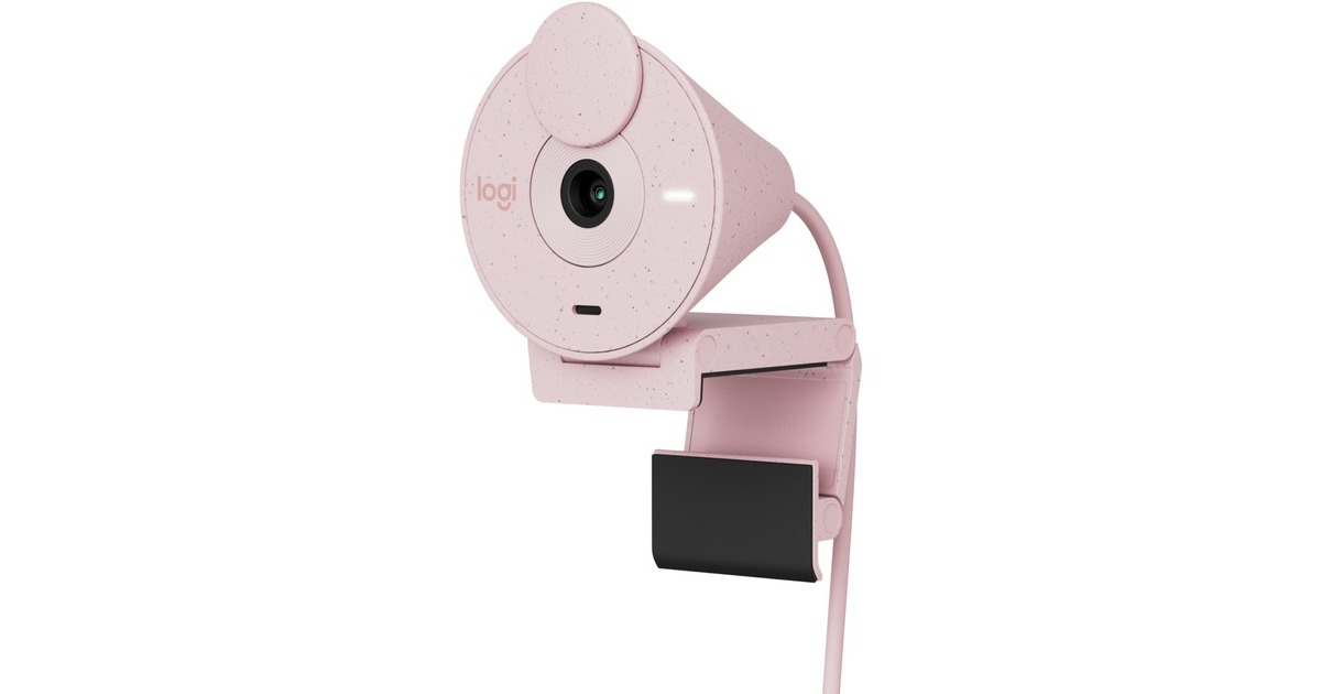 Logitech Brio 300, Webcam(rosa, Rose)
