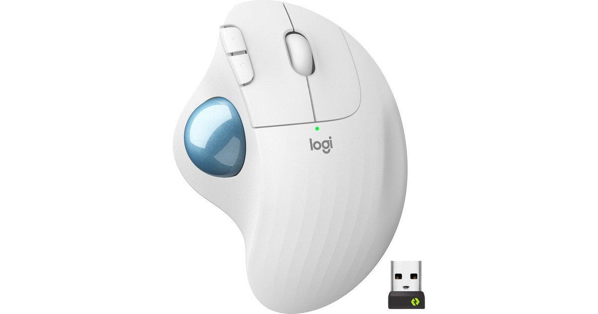 Logitech ERGO M575 for Business, Trackball(hellgrau/blau)